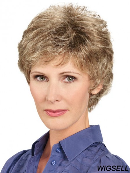 6 inch Short Wavy Brown Stylish Lace Front Wigs