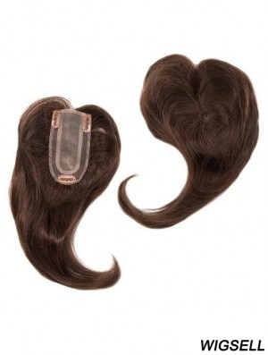 12inch Human Hair Add On Front Topper | Monofilament Base