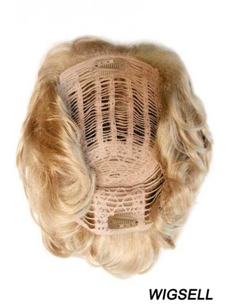 Synthetic Hair Piece Open Base Topper