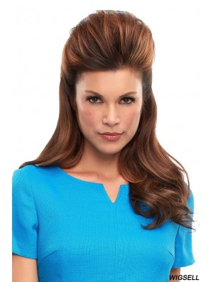 100% Remy Human Hairpiece Topper (Monofilament Base)