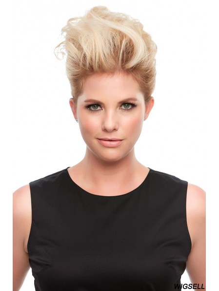 100% Remy Human Hairpiece Monofilament Base Women Topper