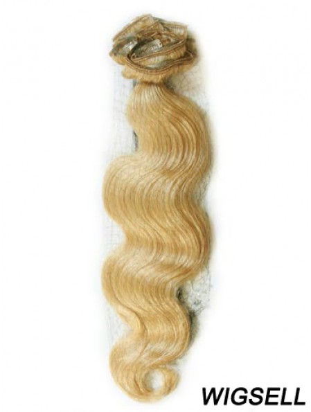 Blonde Wavy Gorgeous Remy Human Hair Tape In Hair Extensions