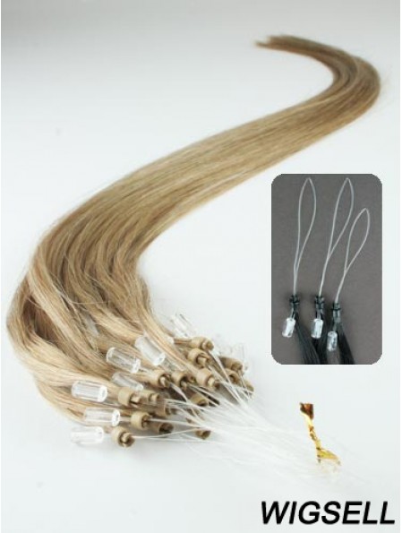 Good Blonde Straight Micro Loop Ring Hair Extensions