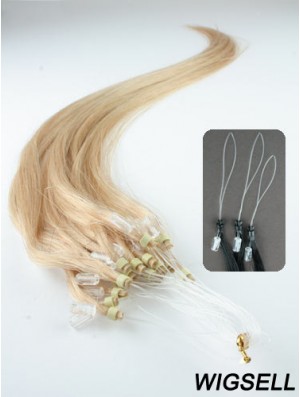 Ideal Blonde Straight Micro Loop Ring Hair Extensions