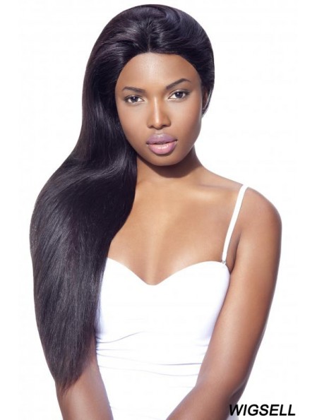 Black Long Straight Lace Frontals
