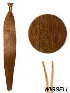 Auburn Straight Stick/I Tip Hair Extensions