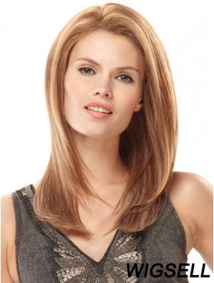 Monofilament Lace Front Wigs UK Long Length Blonde Color