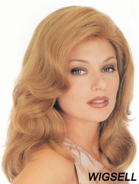 Wavy Blonde Convenient Long Classic Wigs