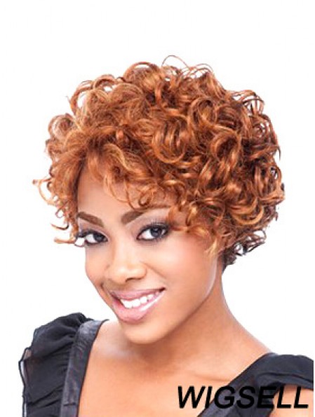 Short Curly African Wig Curly Style Shoulder Length Boycuts Full Lace