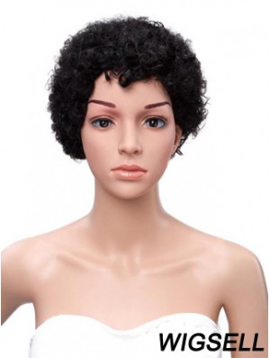 8 inch Black Lace Wigs For Black Women