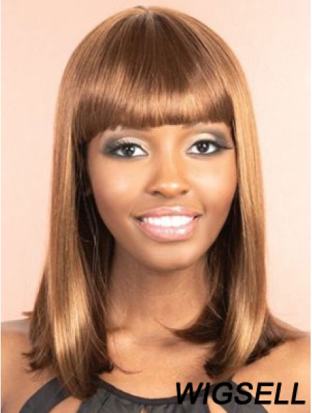 Cheap African Wigs Straight Style Bobs Cut Shoulder Length