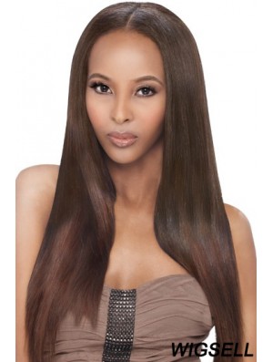 Long Auburn Yaki Without Bangs Fabulous African American Wigs