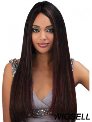 24 inch Auburn Lace Front Wigs For Black Women