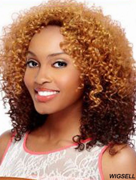 Stylish 14 inch Long Curly Wigs For Black Women