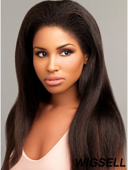 African Human Hair Wigs UK With Lace Front Yaki Style