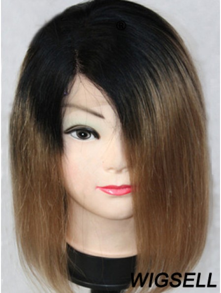 High Quality 12 inch Shoulder Length Straight Wigs For Black Women