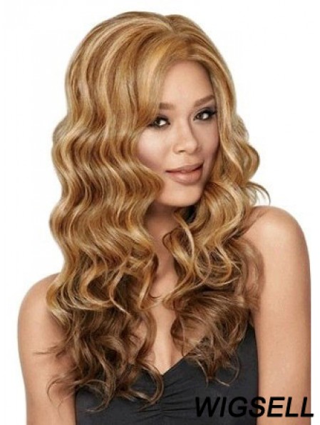 Best Long Wavy 26 inch Synthetic Glueless Lace Front Wigs