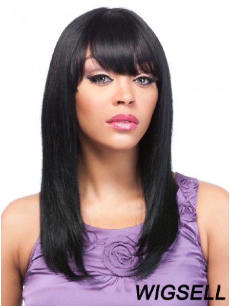 18 inch Black Lace Front Wigs For Black Women