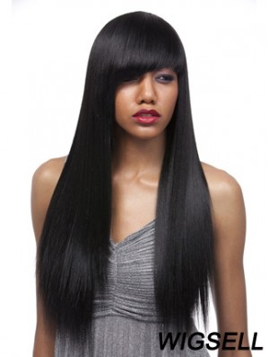 24 inch Black Lace Front Wigs For Black Women