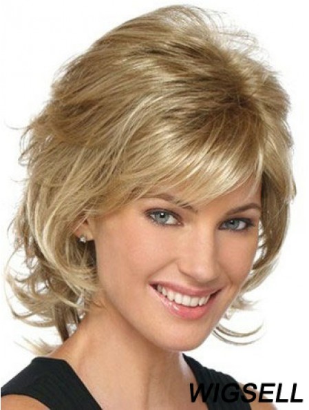 Lace Front Wig UK Short Length Classic Blonde Hair