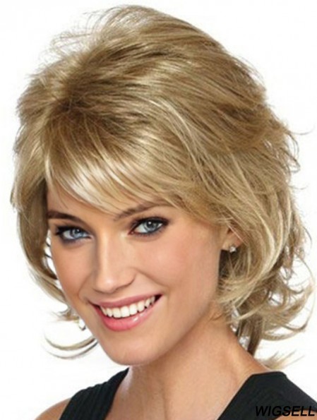 Lace Front Wig UK Short Length Classic Blonde Hair