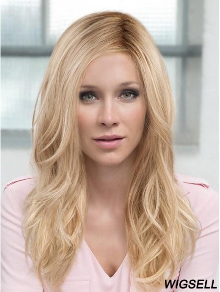 Layered Blonde Wavy 18 inch Long Synthetic Hair Wig