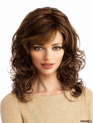 Long Wavy Brown 14 inch Lace Wigs