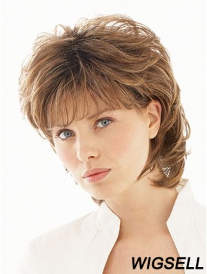 Wavy Brown Good Short Classic Wigs