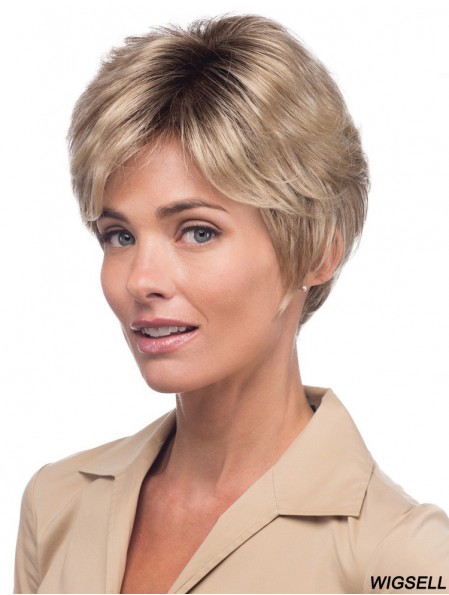 Short Wavy Lace Front Layered 8 inch Fashion Synthetic Wigs