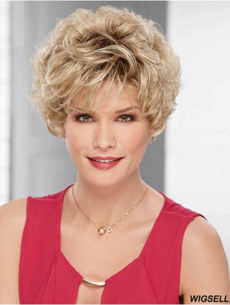 Synthetic Wigs Cheap With Capless Curly Style Layered Cut