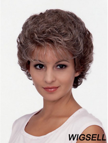 Cheap Beautiful Synthetic Hair Short Length Classic Cut Curly Style