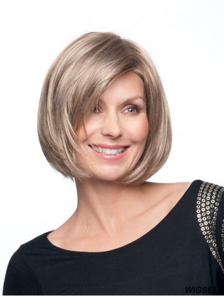Bob Wig Blond Hair Hand Tied Wig UK Classic Style