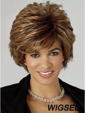 Wavy Brown Cheapest Short Classic Wigs