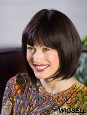 Chin Length Bobs 11 inch 100% Hand Tied Wigs