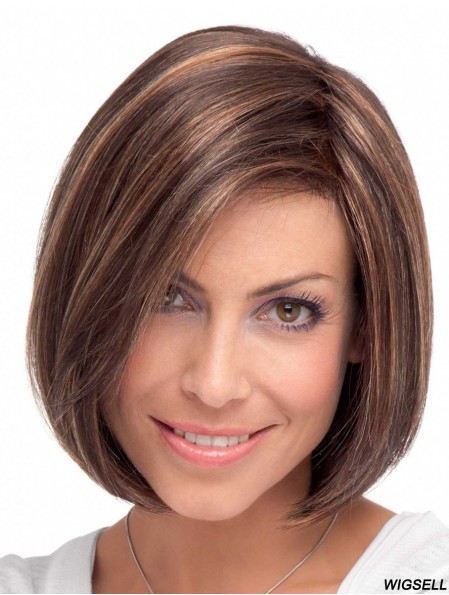 Lace Front Chin Length Straight Brown Gorgeous Bob Wigs