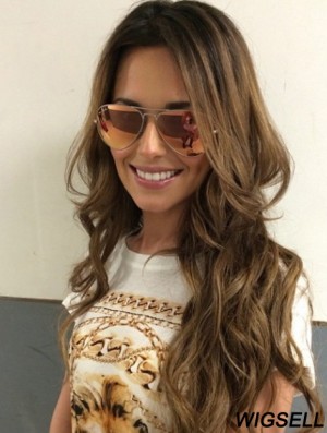 Style Brown 24 inch Wavy Long Layered Cheryl Cole Wigs