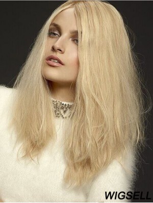 Wavy Layered Lace Front Cheap 18 inch Blonde Long Wigs