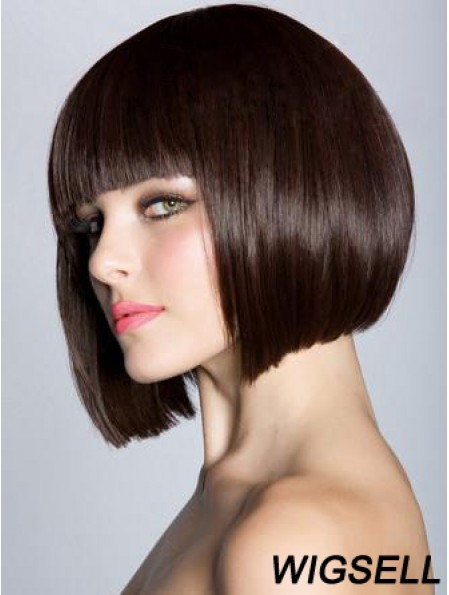 Bob Wigs Natural Capless Straight Hair Wig UK