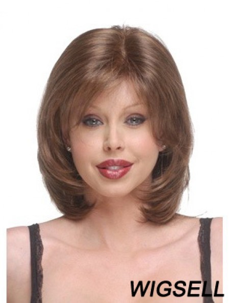 Capless Chin Length Straight Auburn Discount Bob Wigs