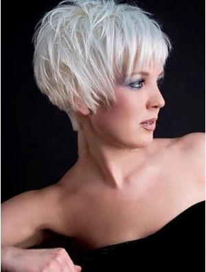 Synthetic Hair Wigs With Capless Short Length Boycuts