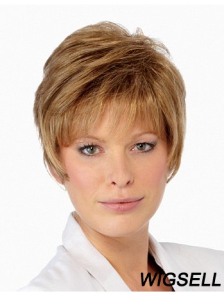 Boycuts Cropped Blonde Straight Amazing Petite Wigs