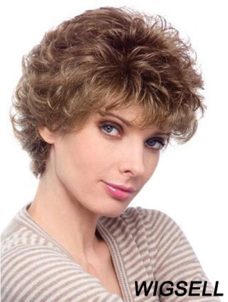 Layered Short Auburn UK Wigs