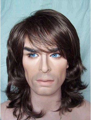 Men Wigs Shoulder Length 12Inch For Sale