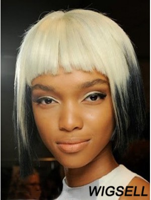 Cheapest 10 inch Chin Length Straight Wigs For Black Women