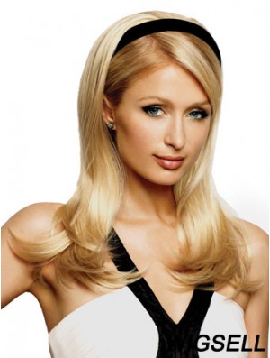 Great Blonde Synthetic Straight Hair Falls