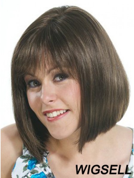 Bob Wig Chin Length Straight Wig For Sale 10 Inch