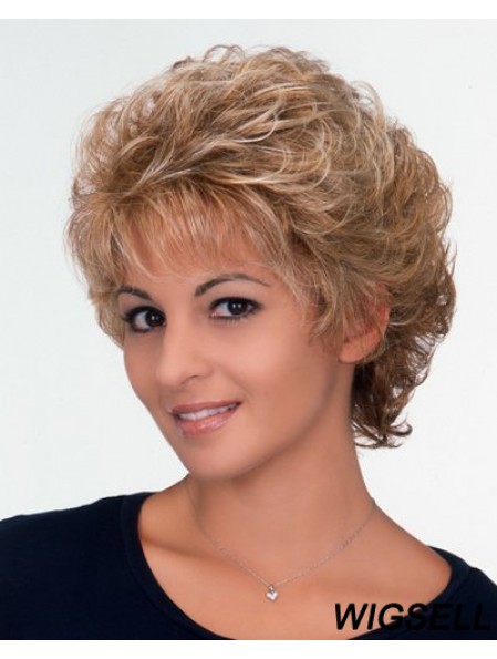 Synthetic Short Curly Capless Online Wigs