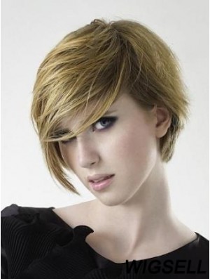 Buy Wig Online Blonde Short Straight Capless