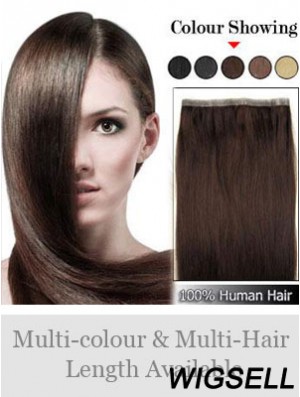 Straight Remy Human Hair Brown Cheapest Weft Extensions