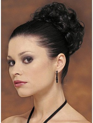 Black Big Bun Hair Piece